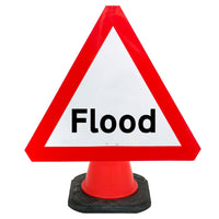 Flood Dia. 544 Cone Sign 750mm - (Cone Sold Separately)