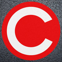 Congestion Charge Road Marking Thermoplastic Roundel | Colour