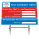 Dry Wipe Custom Information Quick-fit 1050x750mm  - Face Only