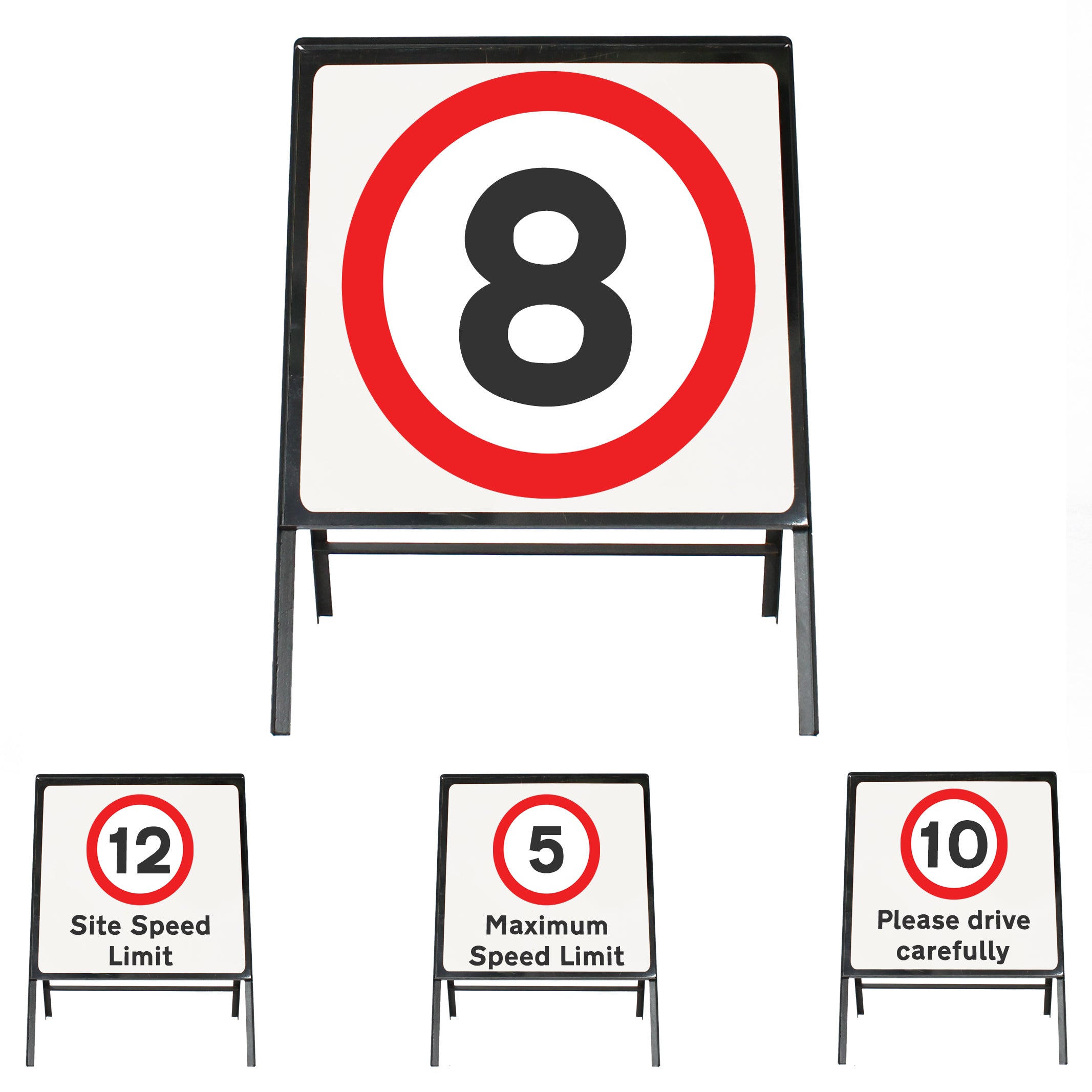 Custom Speed Limit Sign 750x750mm Sign Face - Metal Road Sign – Start ...
