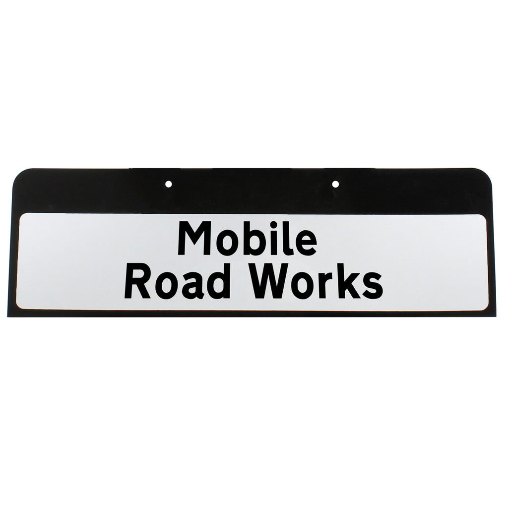 Mobile Road Works Sign QuickFit EnduraSign Drop Supplementary Dia 7001.1 | 870x275mm