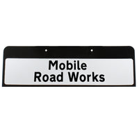 Mobile Road Works Sign QuickFit EnduraSign Drop Supplementary Dia 7001.1 | 870x275mm