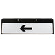 Arrow Left Sign QuickFit EnduraSign Drop Supplementary Plate Dia 573 | 870x275mm (face only)