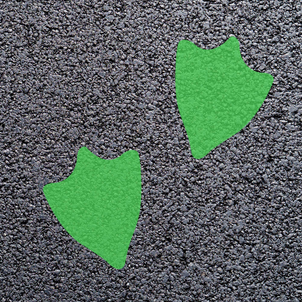 Animal Footprint Playground Markings (Pair) (Langley Green - 6018 / Duck Footprint)