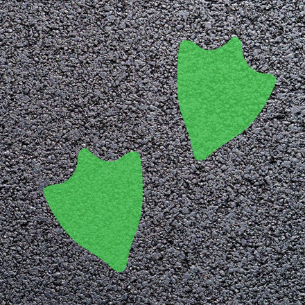 Animal Footprint Playground Markings (Pair) (Langley Green - 6018 / Duck Footprint)