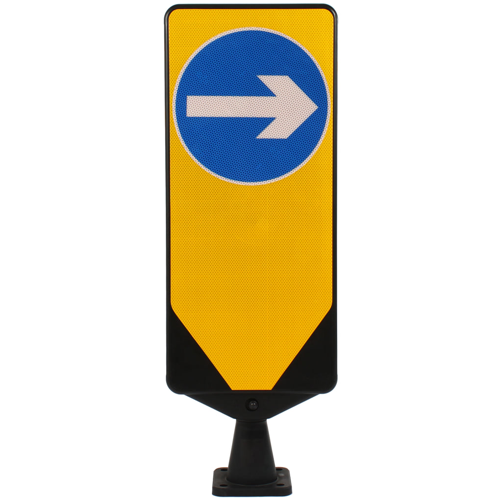 Dynaflex Self Righting Traffic Bollard | Multiple Options (Right (D606))