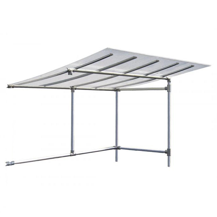 Economy Bike Shelter Extension Aluminium Frame (No Cladding)