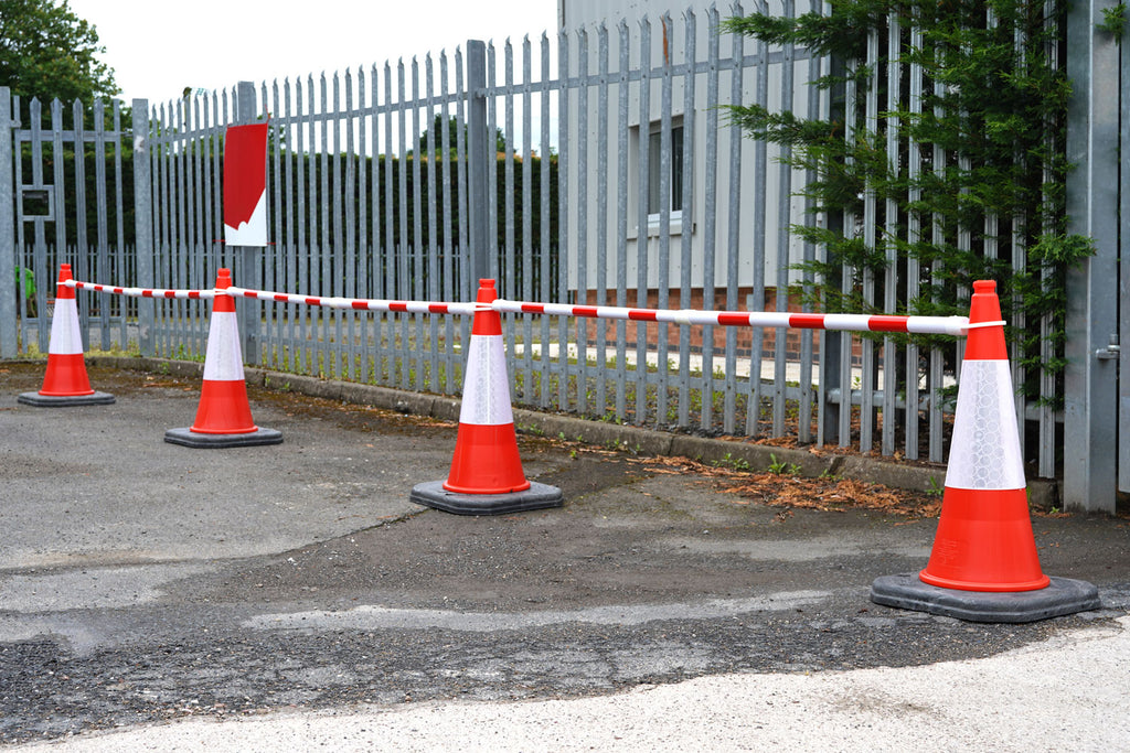 Economy Retractable Cone Barrier - Multiple Colours