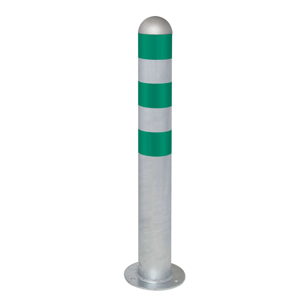 Traffic Line EV Charging Point Protection Bollard | Hot Dip Galvanised Steel