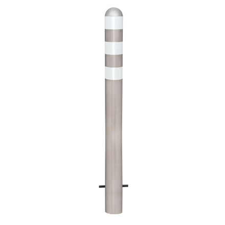 Traffic Line EV Charging Point Protection Bollard | Stainless Steel