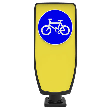 ST EVO-S Bollard Self Righting Solar Traffic Bollard (Cycle Route (D955) / No Sticker)