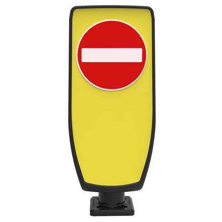 ST EVO-S Bollard Self Righting Solar Traffic Bollard (No Entry (D616) / No Sticker)