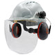 JSP EVO3 Machinery Helmet With Ear Defenders & C4-Max Visor (Grey)