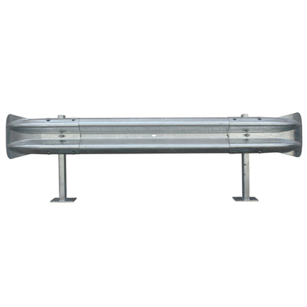 Armco Barrier Kit With Ends, Posts & Fixings (Starter Kit) (Fishtail End / Bolt Down Z-Secton)