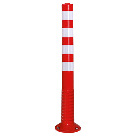 FlexBack Traffic Post Red & White (1000mm)