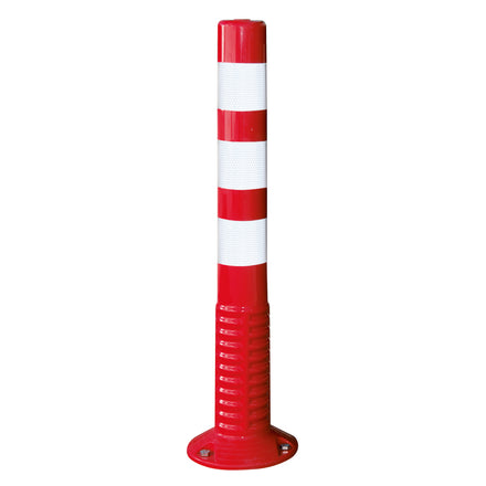 FlexBack Traffic Post Red & White (760mm)