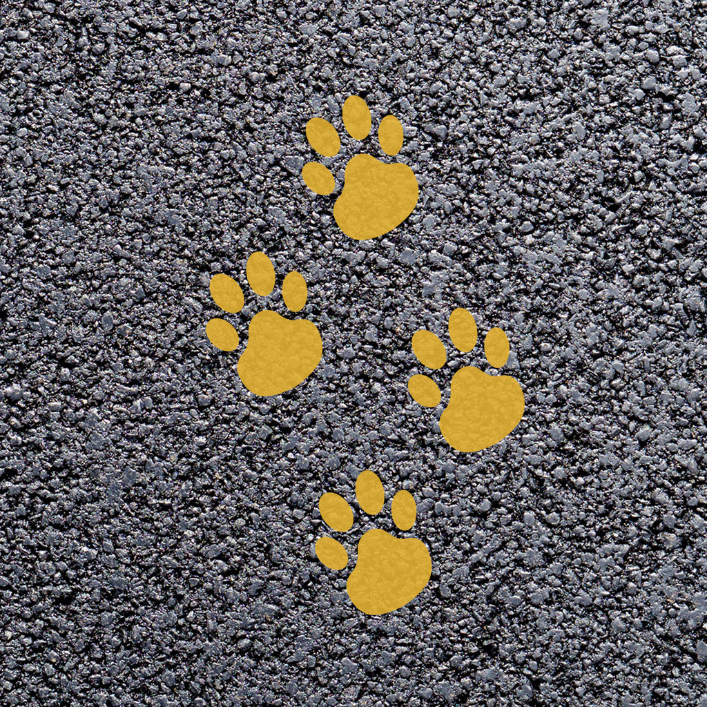 Animal Footprint Playground Markings (Pair)