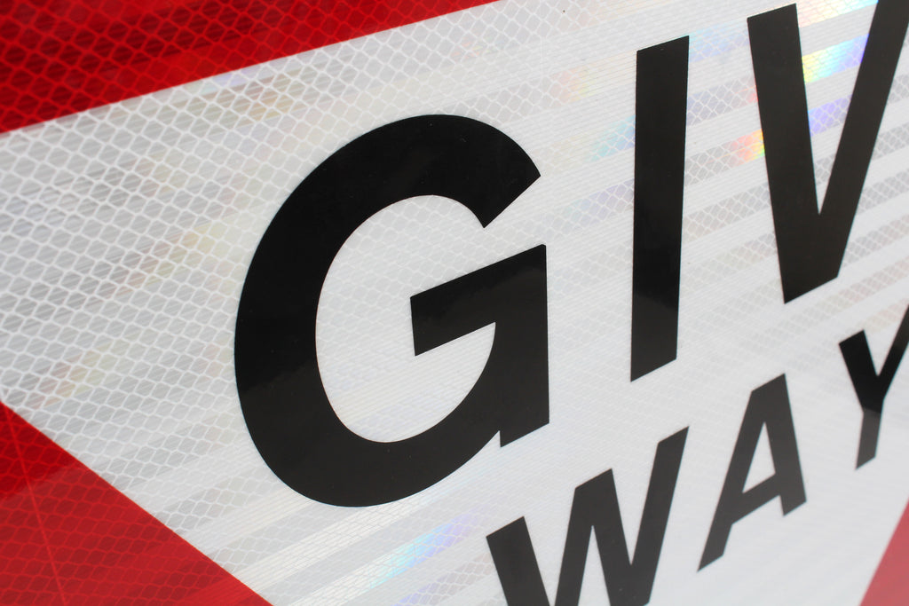 Give Way Sign Face Post Mounted 602 (Face Only) – Start Safety UK