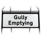 Gully Emptying Supplementary Plate - Metal Sign