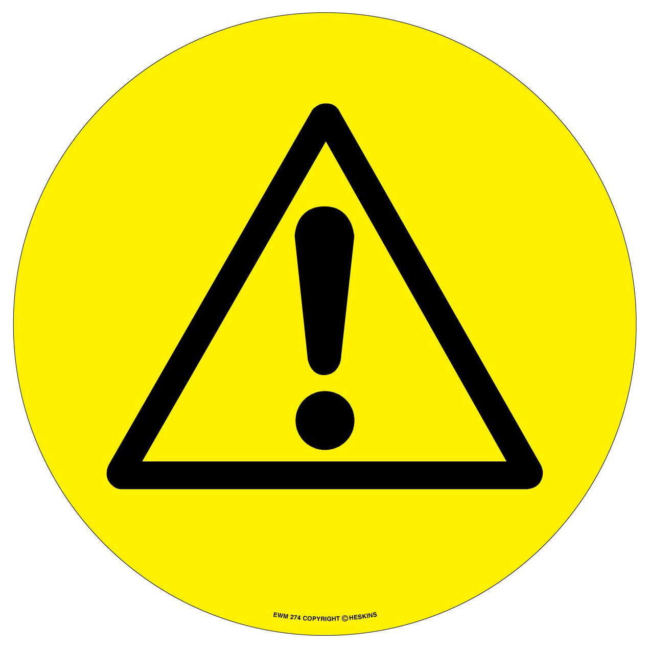 Caution symbol discount