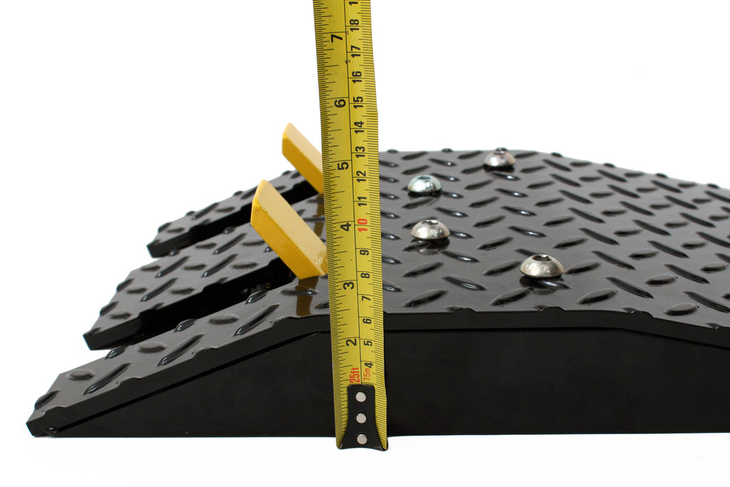 HGV One Way Flow Ramp - Surface Mount Black & Yellow