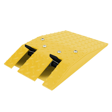 HGV One Way Flow Ramp - Surface Mount Black & Yellow (Yellow Body & Black Teeth)