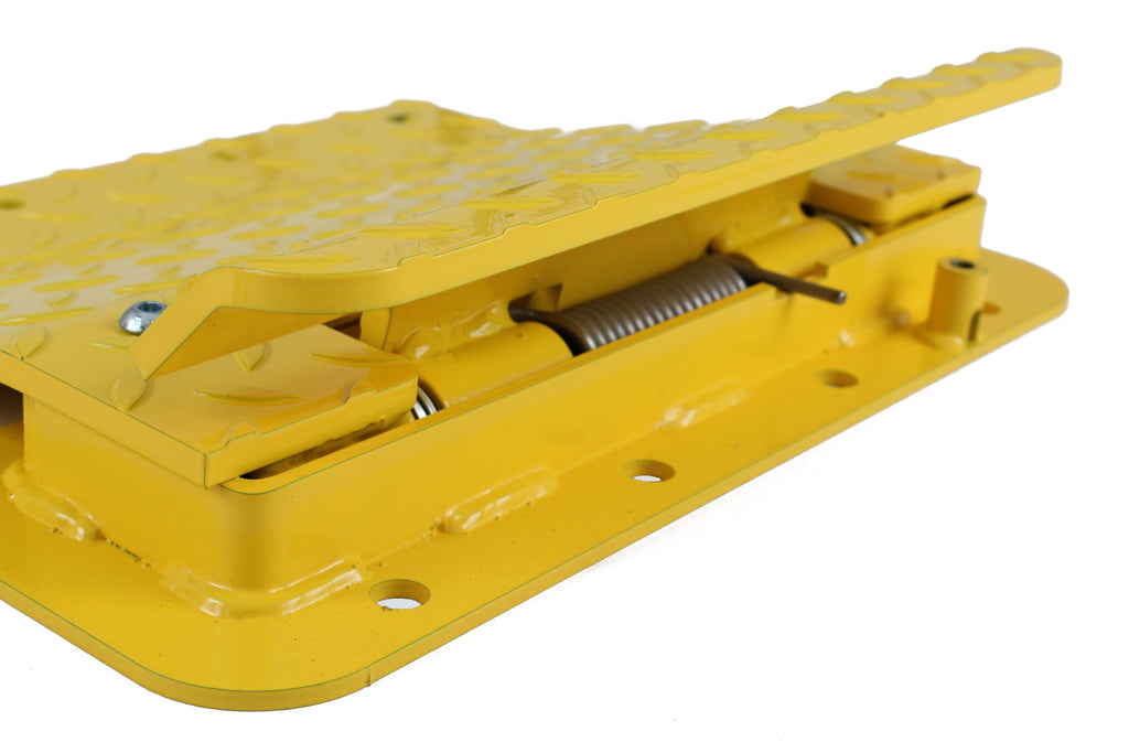 Car / HGV Flow Plates, Surface Mounted - Yellow