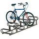 High-Low Bike Rack - Double Direction - Galvanised & Painted