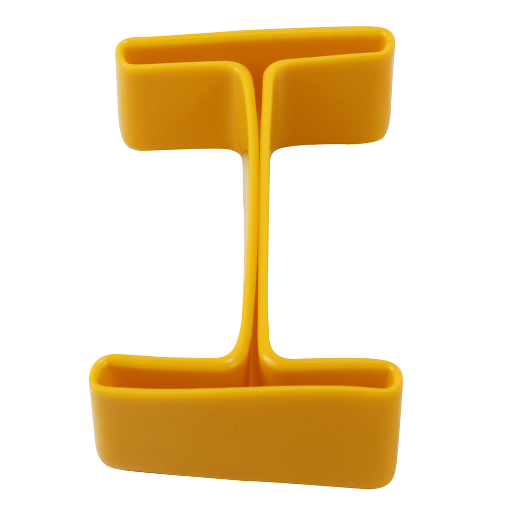 Yellow Plastic RSJ Armco Barrier Post Top Cap