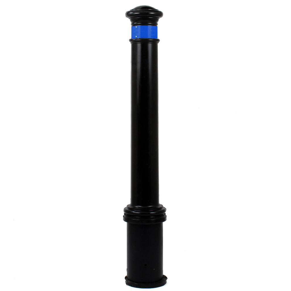 Manchester Heritage Fau-Cast Iron Bollards UltraThane 6000 (Root Fixing / Blue)