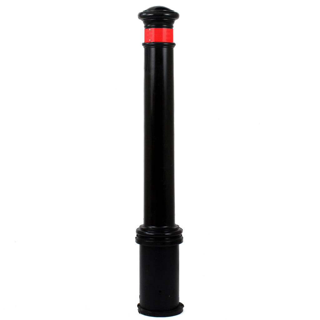 Manchester Heritage Fau-Cast Iron Bollards UltraThane 6000 (Root Fixing / Red)