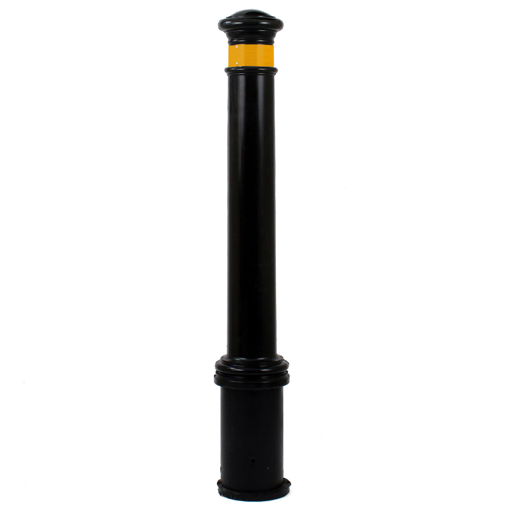 Manchester Heritage Fau-Cast Iron Bollards UltraThane 6000 (Root Fixing / Yellow)