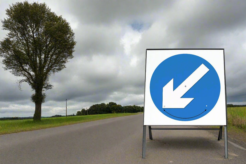Start Traffic Keep Left Right Reversible Zintec Description Img