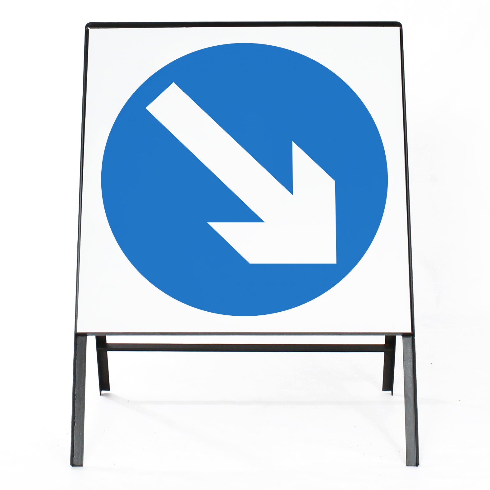 Keep Setting Sign Keep Right - Metal Sign Face 610R – Start Safety UK