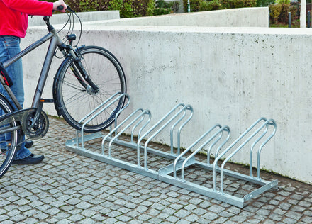 Lo-Hoop Bike Rack (Multiple Sizes) Single Direction - Galvanised