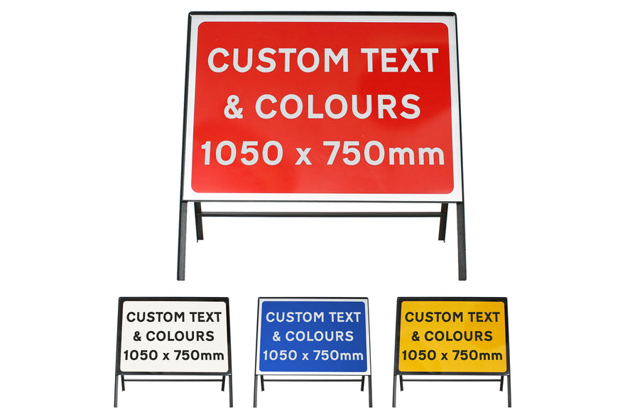Start Traffic Metal Customised 1050x750mm Sign