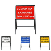 Custom 600x450mm Sign Face - Metal Road Sign - Face Only