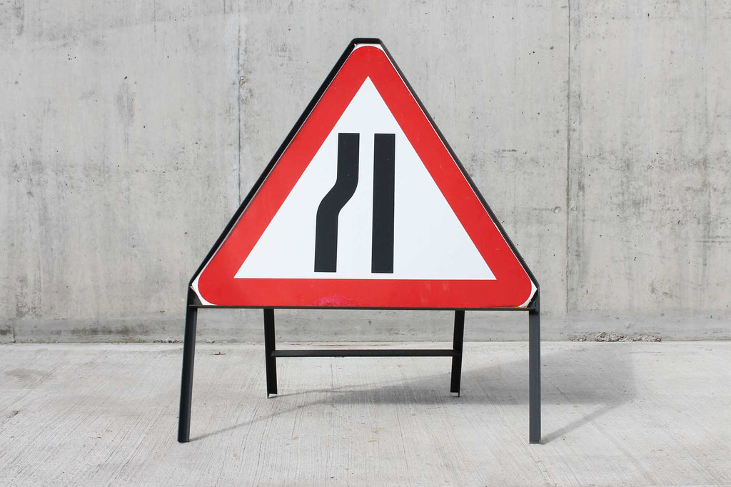 Metal Frame Road Works Sign Package