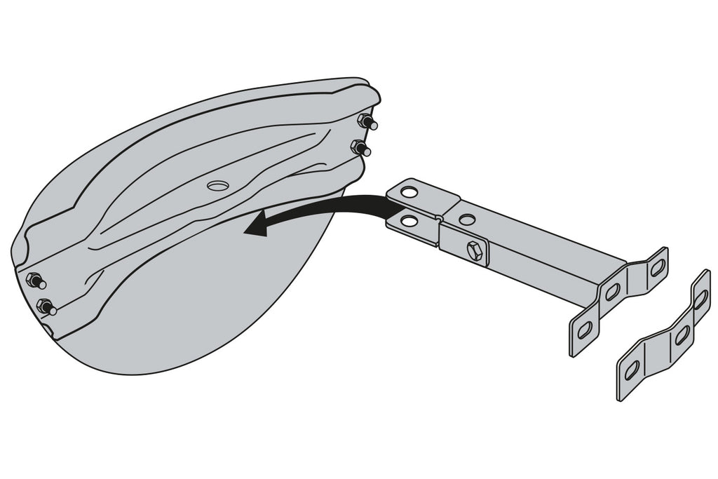 Vialux Unbreakable Driveway 180-degree 3-Directional Mirror