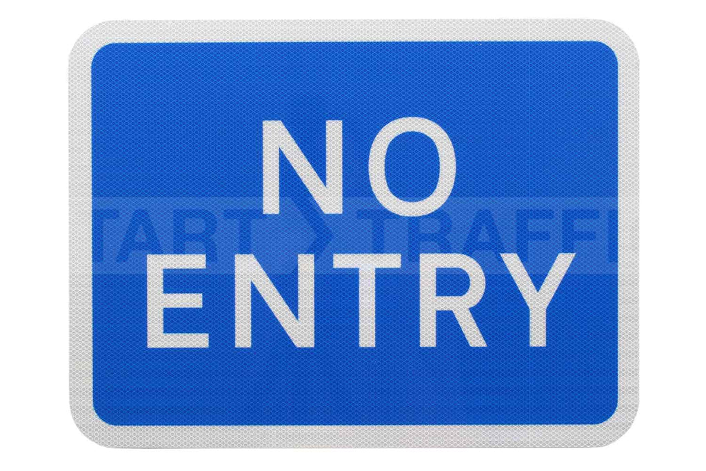 NO ENTRY Sign DIA 836 Post Mounted Various Sizes R2/RA2