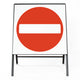 No Entry Sign - Zintec Metal Sign Dia 616 Face | 750x750mm