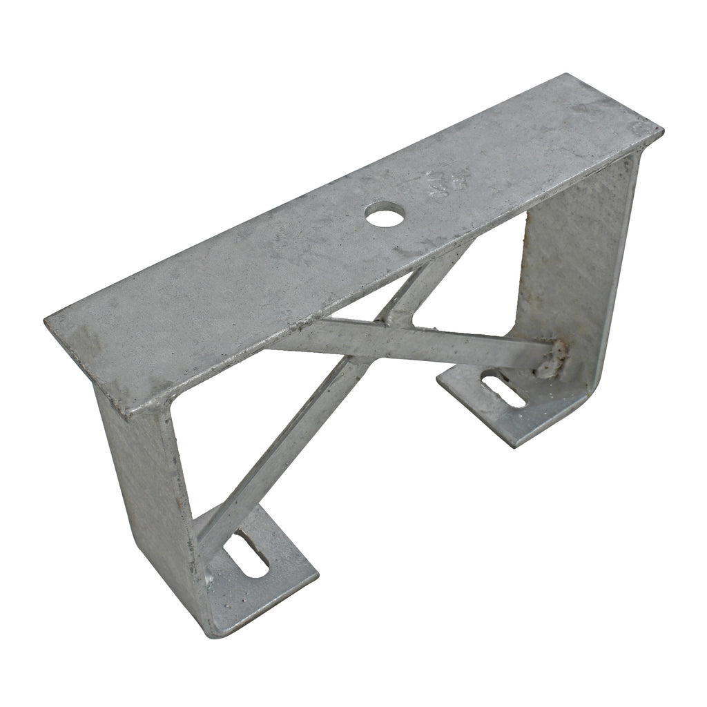 Offset Wall Mount Armco Barrier Bracket Galvanised Steel C57