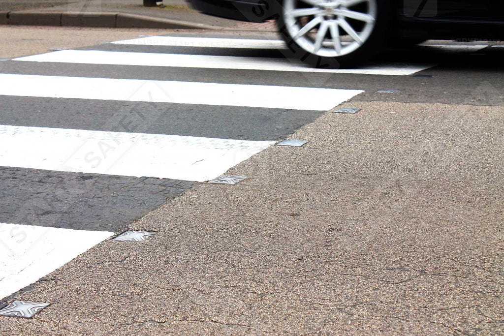 Metallic Road Studs For Pedestrian Crossings