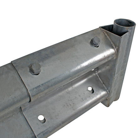 Pedestrian Friendly Scroll Armco Barrier End Cap Galvanised Steel