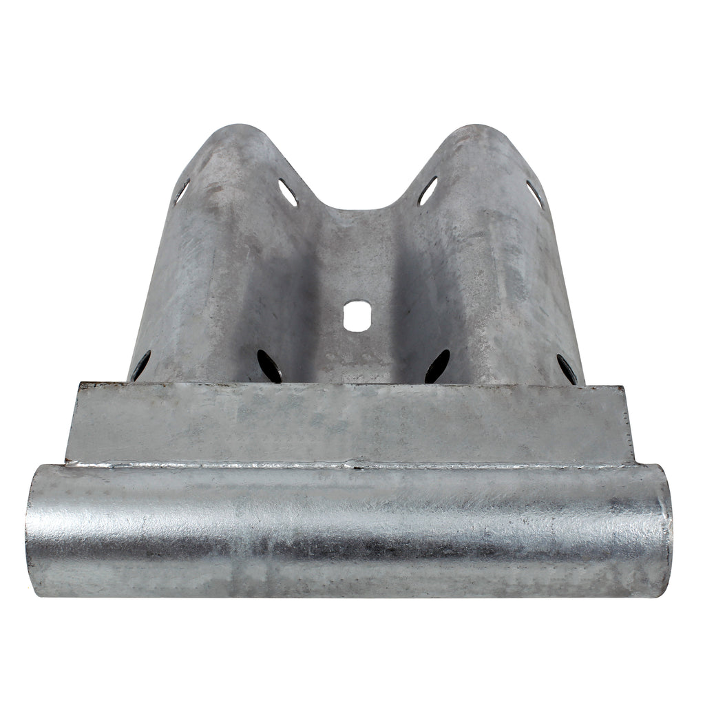 Pedestrian Friendly Scroll Armco Barrier End Cap Galvanised Steel