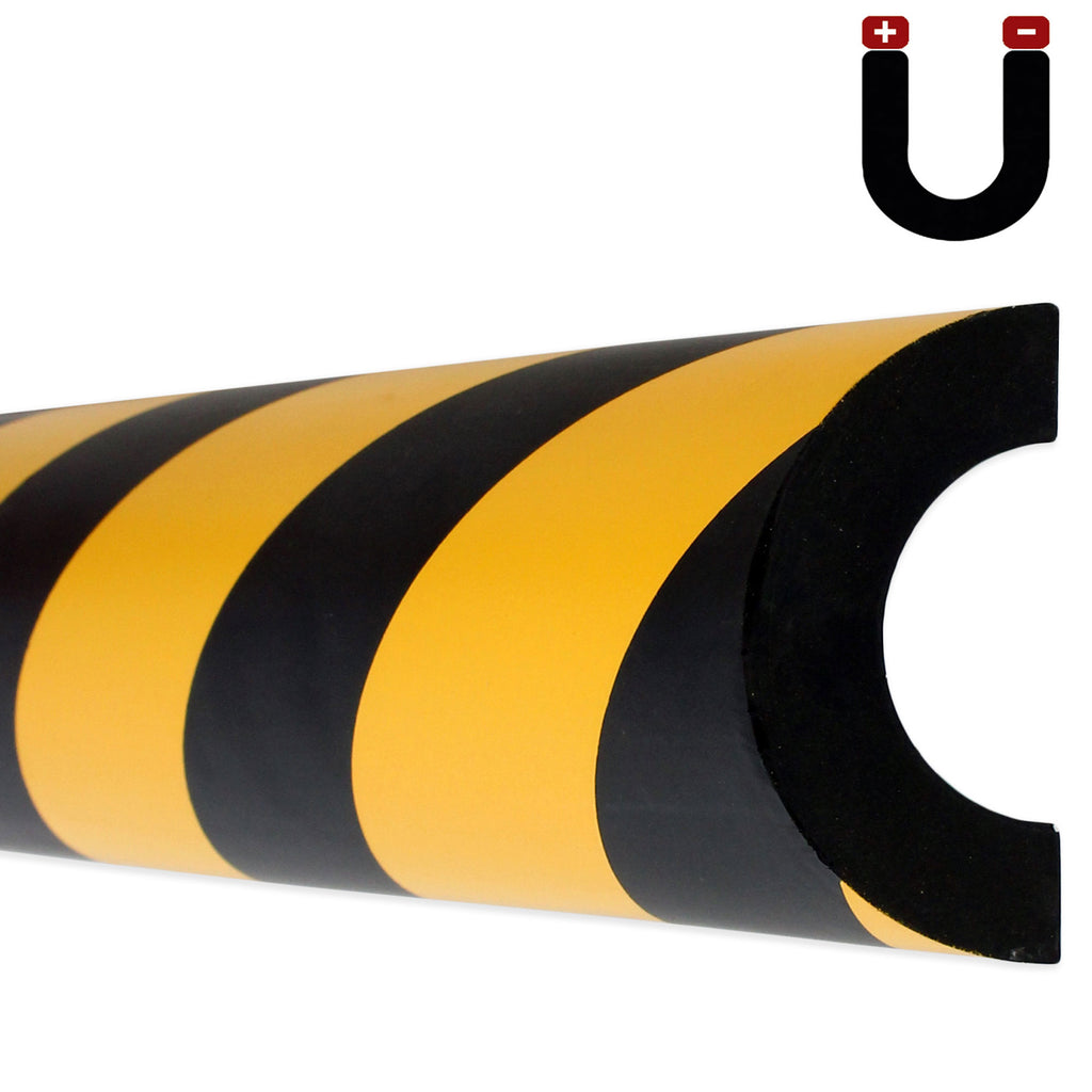 Foam Pipe Protection Strips Magnetic 1 Metre Length (Curvature 60)