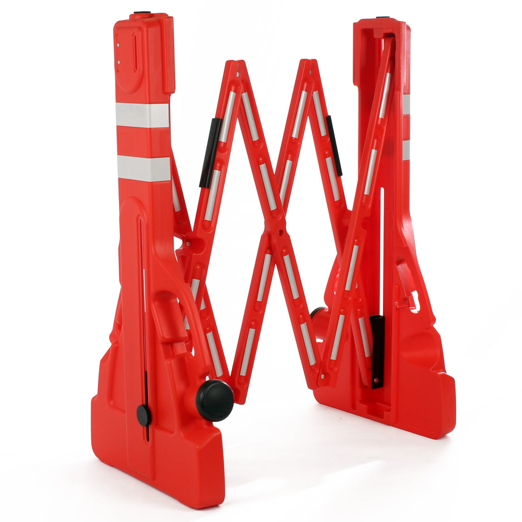 Portable Extending Barrier For Pedestrians