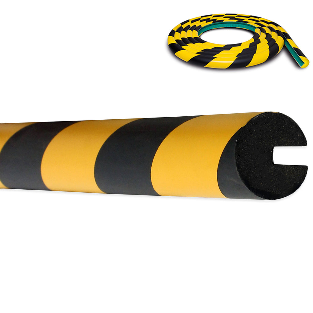 Foam Profile I-Beam Protection Strips Push Fit 5 Metre Length (Semi-Circular 40/40/8)