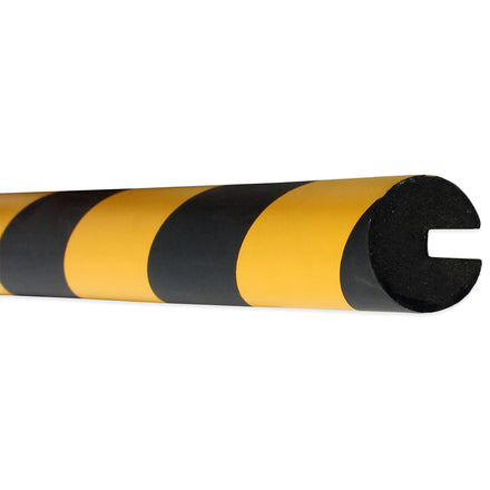 Foam Profile I-Beam Protection Strips Push Fit 1 Metre Length (Semi-Circular 40/40/8)