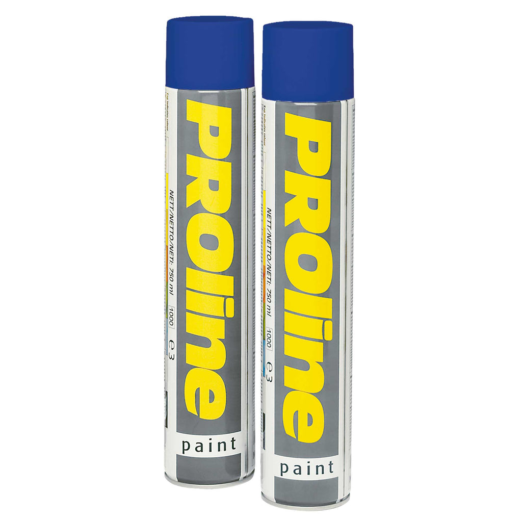 PROline Spray Paint Line Marking Paint 750ml Aerosol (Blue)